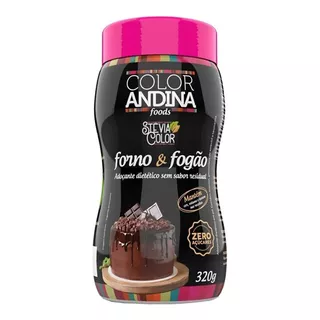 Adoçante Culinário De Stevia Forno E Fogão 320g Color Andina