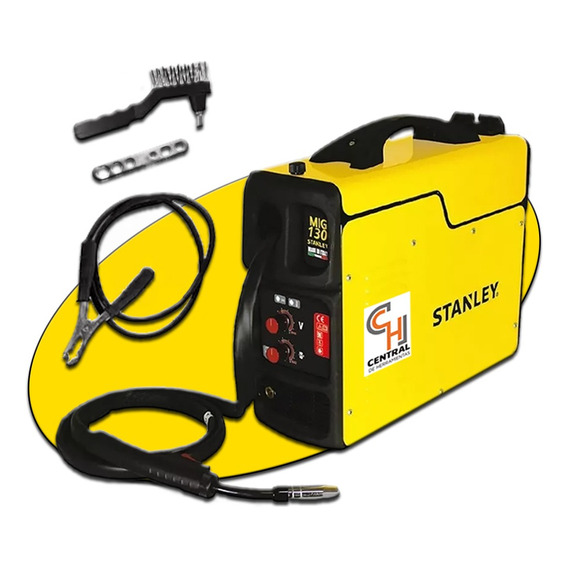 Soldadora Inverter Stanley Mig 130 Sin Gas Flux Italiana