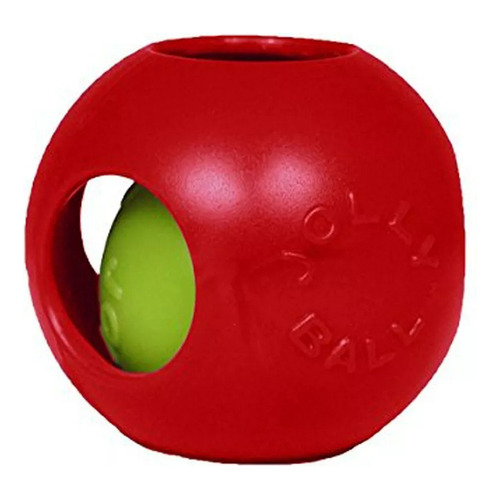 Jolly Pets Teaser Pelota Mediana 6 Pulgadas Color Rojo