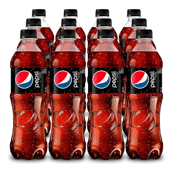 Pack X 12 Refrescos Pepsi Sin Azúcar Botellas De 600 Ml C/u