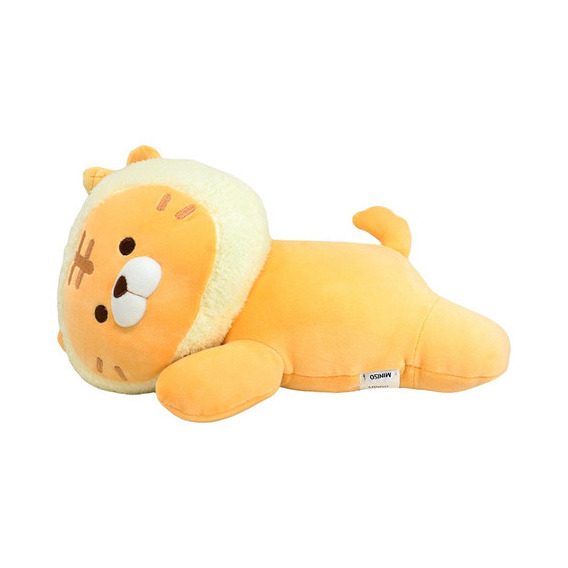 Miniso Peluche Tigre Acostado Felpa Beige 40x28 Cm