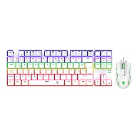 Kit Gamer Teclado Mouse T-dagger Advance Force T-tgs005w F