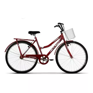 Bicicleta  Urbana Ultra Bikes Summer Tropical Aro 26 19  1v Freios V-brakes Cor Vermelho