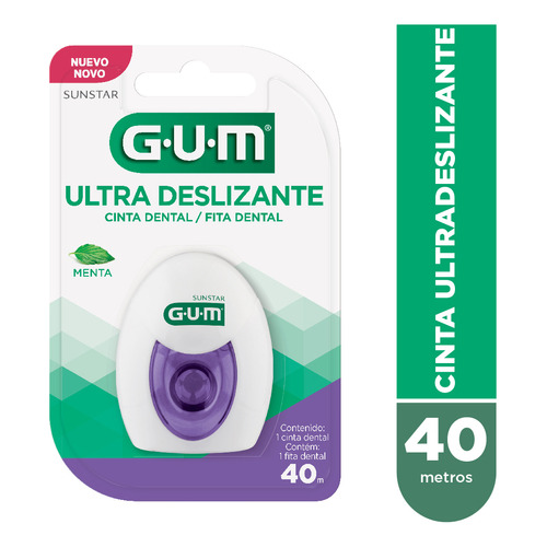 Gum Hilo Dental Menta Ultra Deslizante 40 Metros