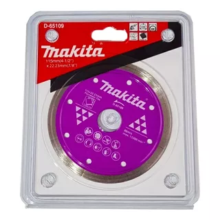 Disco Diamantado Makita D-65109 115mm 1.4mm Porcelanato Mkb