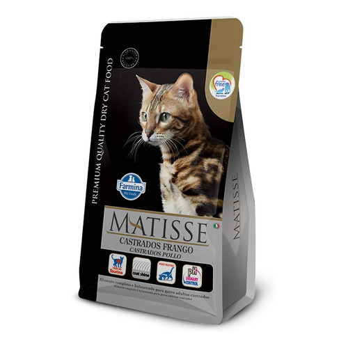 Alimento Matisse Premium Quality Castrados para gato adulto sabor pollo en bolsa de 7.5kg