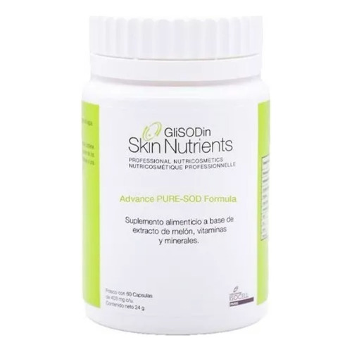 Glisodin Skin Nutrients - Advanced Pure-sod 60 Capsulas Tipo de piel Todo tipo de piel