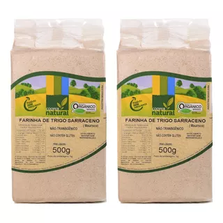 Kit 2 Farinha De Trigo Sarraceno Orgânico Coopernatural 500g