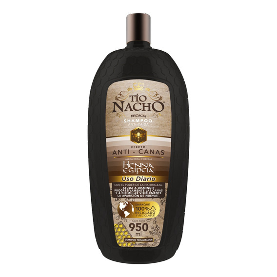  Tío Nacho Shampoo ANTI-CANAS Henna 950 ML