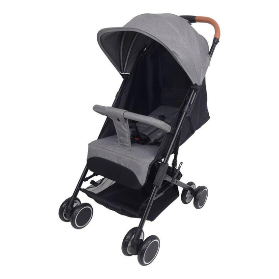 Carriola Prinsel Sprint Gris Con Negro Color del chasis Plateado