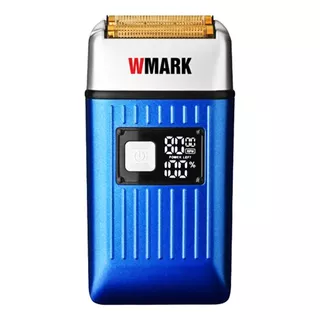 Maquina De Shaver Barbeiro Profissional Wmark Ng 996 Azul | 110v/220v