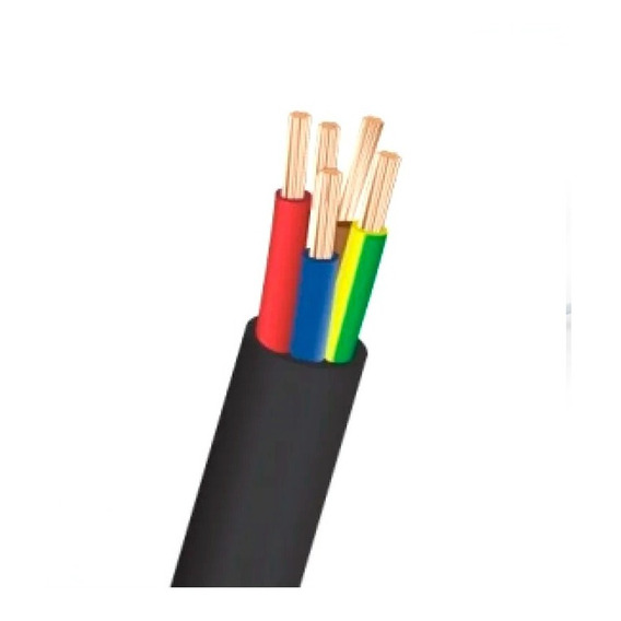 Cable Tipo Taller 5 X 4 Mm Normalizado Iram X 50 Mts