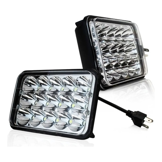 Par Faros 15 Led 4x6 Rectangular- Tunix -unidad Chica