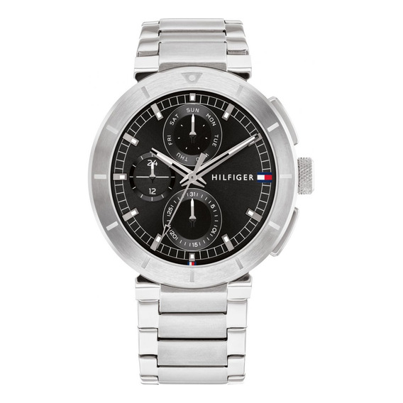 Reloj Para Hombre Tommy Hilfiger Lorenzo 1792116 Plateado