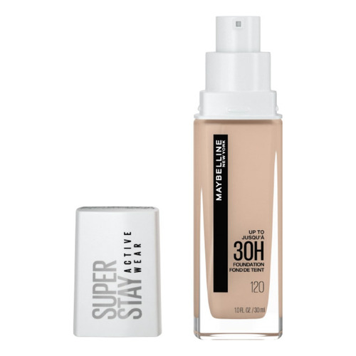 Base de maquillaje líquida Maybelline Super Stay Active Wear Base Líquida Maybelline Superstay Active Wear tono 120 classic ivory - 30mL 30g