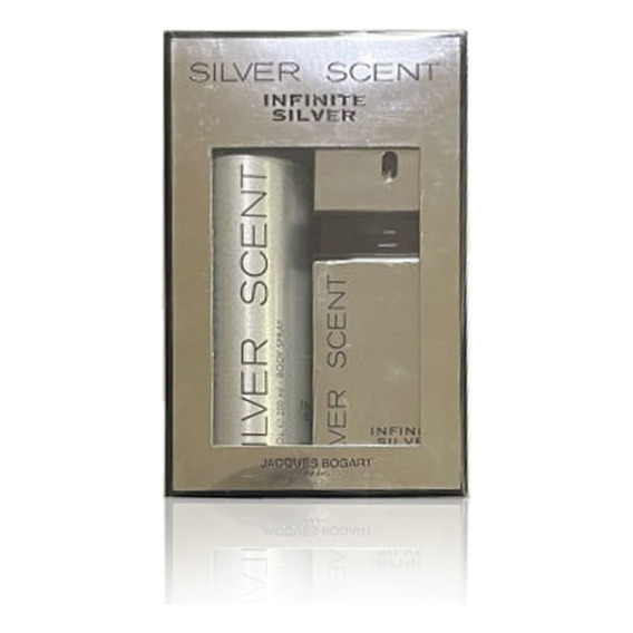 Kit Perfume Hombre Jacques Bogart Silver Scent Edt 100 Ml