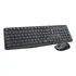 Kit de teclado y mouse inalámbrico Logitech MK235 Español teclado grafito y mouse negro