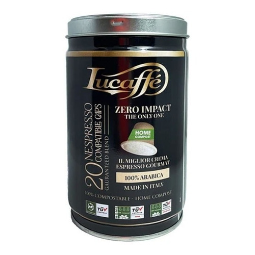 Capsulas Lucaffe Classic Lata 20 Capsulas Para Nespresso