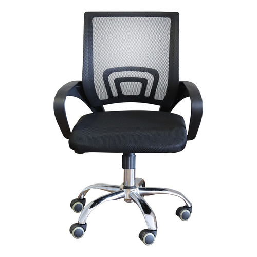 Silla De Escritorio Reclinable Innhome Ejecutiva Ergonomica Negra Tapizado De Tela Y Mesh