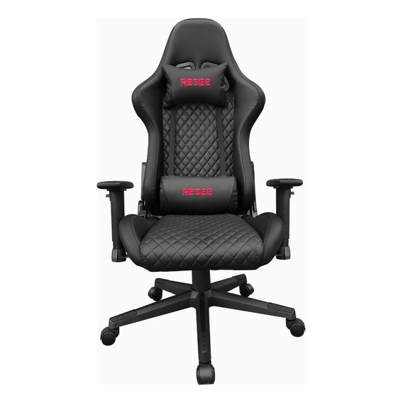 Silla de escritorio Resee R1 gamer ergonómica  negra