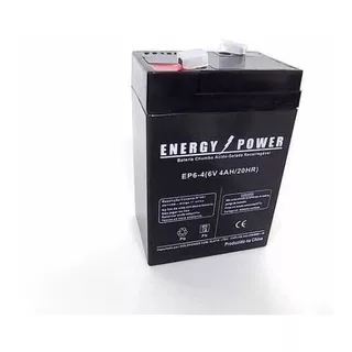 Kit Bateria Selada 6v 4ahenergy Power Com Ecarregador 6v Jac