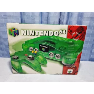 66- Nintendo 64 Série Sabores Kiwi Em Excelente Estado