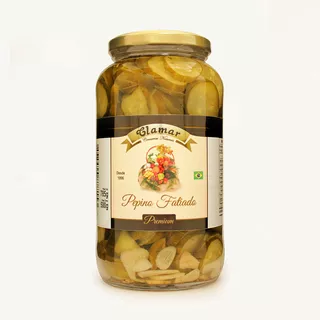 Pickles De Pepino Fatiado Clamar 795g 100% Natural Especial