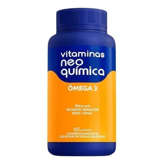 Vitamina Neo Química Ômega 3 Centrotabs  60 Cápsulas