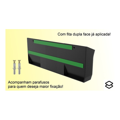 Suporte De Parede Porta Celular E Controle Remoto Universal