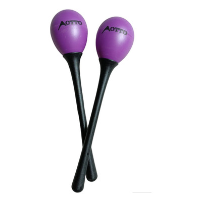 Maracas Tipo Huevo Con Mango De Plastico Otto