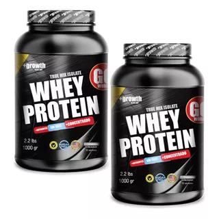 2 Whey Protein Proteina Mix Isolada/conc Mix Isolate Growth
