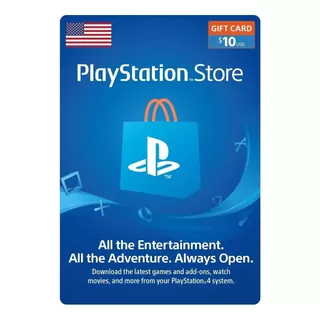 Tarjeta Gift Playstation Psn Store Ps4 Código Digital 10