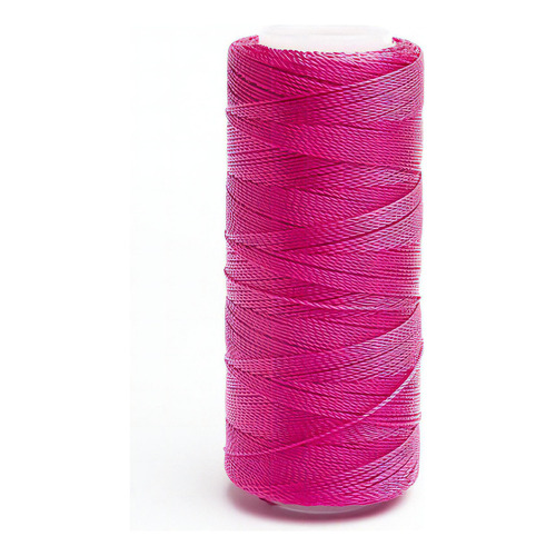 Caja 6 Pzs Hilo Crochet Nylon Sedificado Selanusa Color Rosa