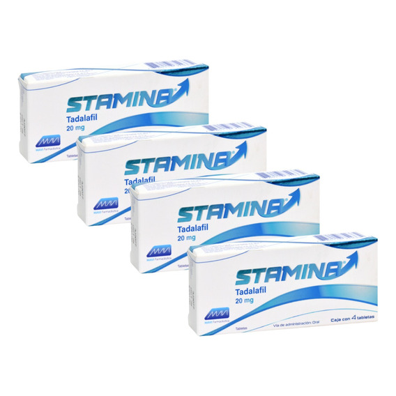 Tadalafil 20 Mg Stamina 16 Tabletas Pack Genérico De Cialis