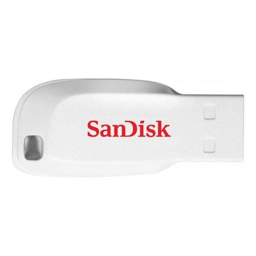 Pendrive SanDisk Cruzer Blade 16GB 2.0 blanco