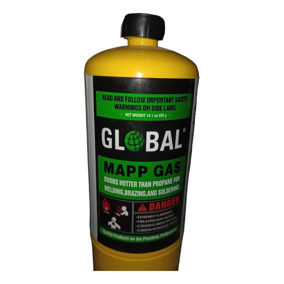 Garrafa Gas Mapp Pro Soldadura Refrigeracion 400g Global