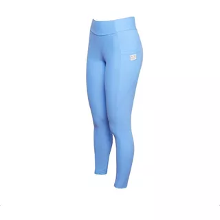 Calza Deportiva Mujer Lycra Tiro Alto Con Bolsillo