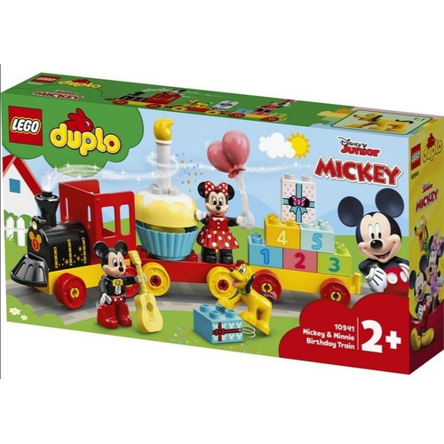 Lego Duplo 10941 - Mickey Y Minnie Tren De Cumpleaños 22 Pcs