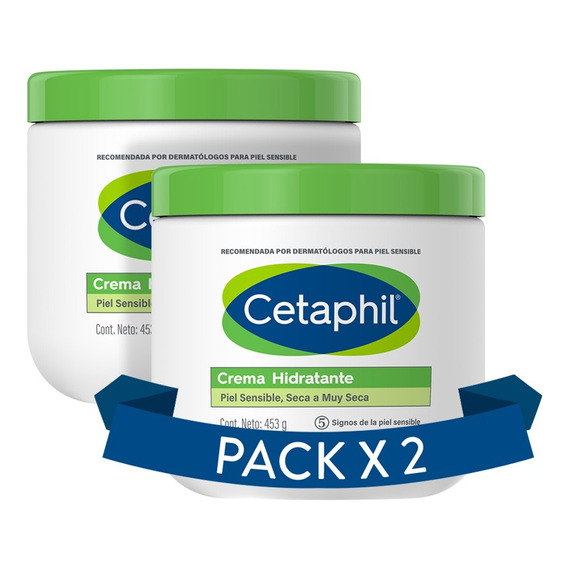 Combo X2 Cetaphil Crema Hidratante 453 Gr