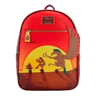 Disney Mochila Hercules Atardecer Loungefly Hermosa Color Rojo