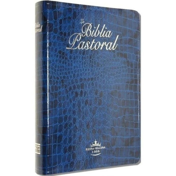 Biblia Pastoral Rvr1960 Letra Grande Imitación Piel (azul) ®