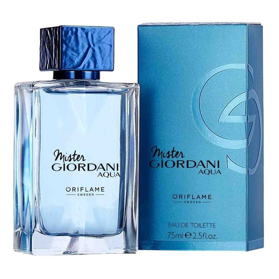 Perfume Masculino Oriflame Mister Giordani Aqua 75ml 