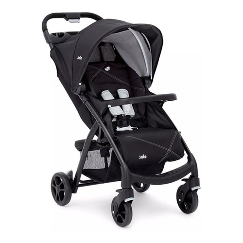 Coche de paseo Joie Muze universal black con chasis color negro