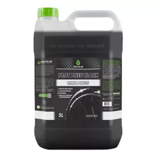 Prot-pneu Black Limpa Pneu Renovação E Proteção Duradoura 5l