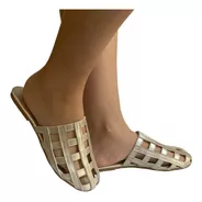 Zapatos De Piso Mujer Felipe Rentería Mules Calados Moda 