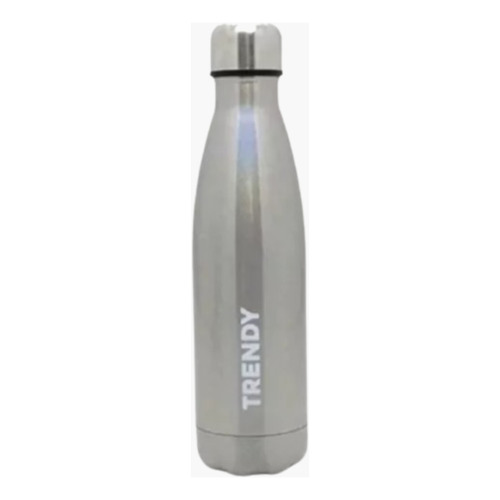 Botella Trendy Termica Acero Inox 500ml 16451 Color Plateado