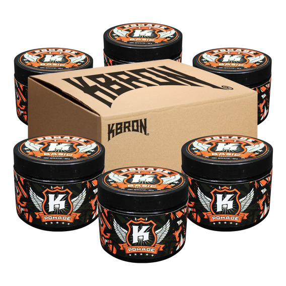 Six Kbron Pomade Basic Rocker 150g Pomada