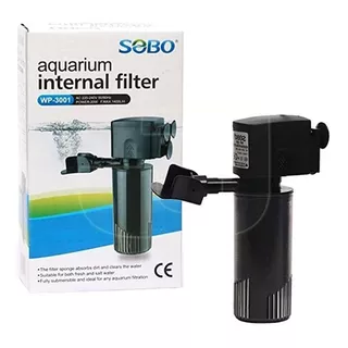 Bomba Filtro Interno Sobo Wp-3001 Para Acuarios Y Peceras