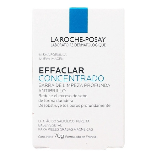 La Roche Posay Effaclar Pan Barra Jabón Anti Acné X 70 Gr