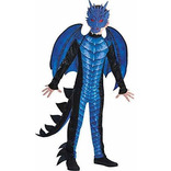 Disfraz De Halloween Dragon Black And Blue Para Niños ...